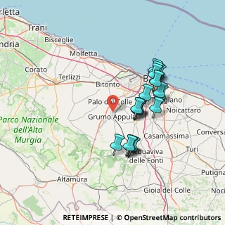Mappa Via Estramurale, 70020 Binetto BA, Italia (13.5525)