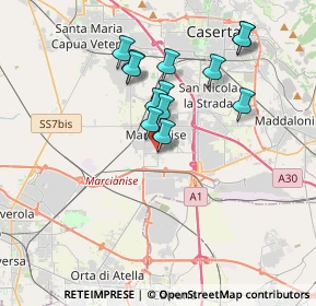Mappa Via Cesena, 81025 Marcianise CE, Italia (3.40154)
