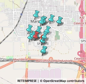 Mappa Piazza della Vittoria, 81025 Marcianise CE, Italia (0.6075)