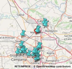 Mappa Viale XXIV Maggio, 81025 Marcianise CE, Italia (9.1125)