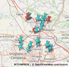 Mappa Viale XXIV Maggio, 81025 Marcianise CE, Italia (7.317)