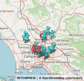 Mappa Viale XXIV Maggio, 81025 Marcianise CE, Italia (11.1675)