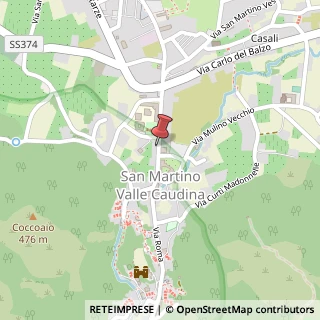 Mappa Via Tufara Scaudieri, 2, 83018 San Martino Valle Caudina, Avellino (Campania)