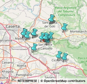 Mappa Via Matteo Marletta, 81028 Santa Maria a Vico CE, Italia (5.38125)