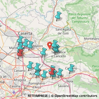 Mappa Via Giosue Borsi, 81020 Cervino CE, Italia (9.261)