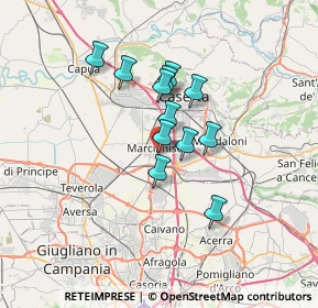 Mappa Via Vecchi, 81025 Marcianise CE, Italia (5.3175)