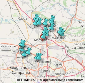 Mappa Viale Gandhi, 81025 Marcianise CE, Italia (6.5535)