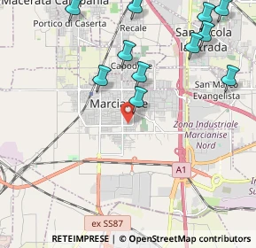 Mappa Viale Gandhi, 81025 Marcianise CE, Italia (2.7)