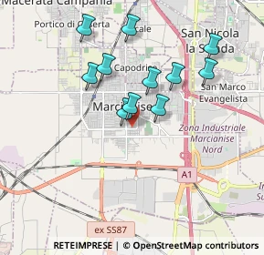 Mappa Viale Gandhi, 81025 Marcianise CE, Italia (1.74636)