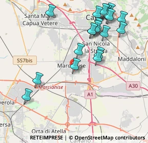 Mappa Viale Gandhi, 81025 Marcianise CE, Italia (4.987)