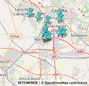 Mappa Viale Gandhi, 81025 Marcianise CE, Italia (2.93636)