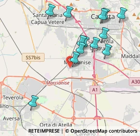 Mappa Via Monte Nero, 81025 Marcianise CE, Italia (4.48077)