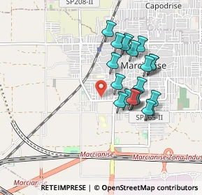 Mappa Via Monte Nero, 81025 Marcianise CE, Italia (0.839)