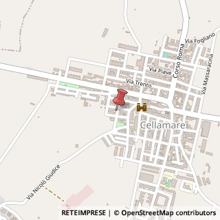 Mappa Via verdi giuseppe 72/d, 70016 Cellamare, Bari (Puglia)