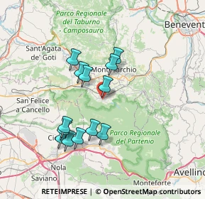 Mappa Via Ciriaco di Roma, 83012 Cervinara AV, Italia (6.85615)