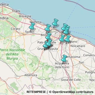 Mappa Via Madonna delle Grazie, 70020 Binetto BA, Italia (10.565)