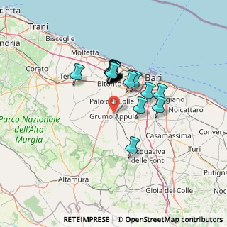 Mappa Via Madonna delle Grazie, 70020 Binetto BA, Italia (10.67)