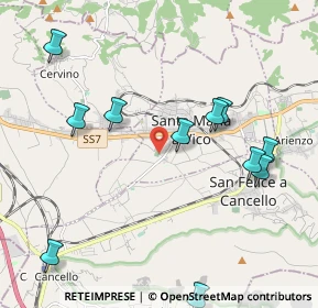 Mappa Via Cimitero, 81028 Santa Maria a Vico CE, Italia (2.49818)