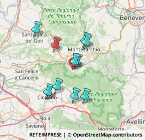 Mappa Via Partenio, 83012 Cervinara AV, Italia (6.38636)