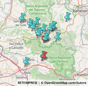 Mappa Via Partenio, 83012 Cervinara AV, Italia (5.86824)