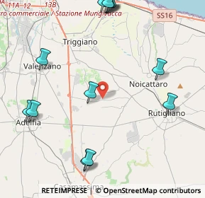 Mappa Strada Provinciale, 70016 Noicattaro BA, Italia (5.88231)