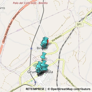 Mappa Via Firenze, 70020 Binetto BA, Italia (1.033)