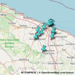 Mappa Via Firenze, 70020 Binetto BA, Italia (11.5465)