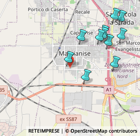 Mappa Via Bolzano, 81025 Marcianise CE, Italia (2.32909)