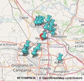 Mappa Via Bolzano, 81025 Marcianise CE, Italia (6.46632)