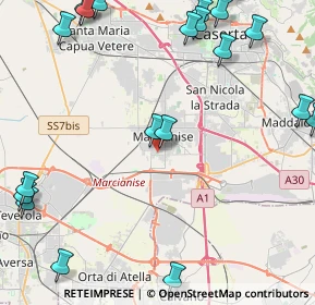 Mappa Via Bolzano, 81025 Marcianise CE, Italia (6.7355)