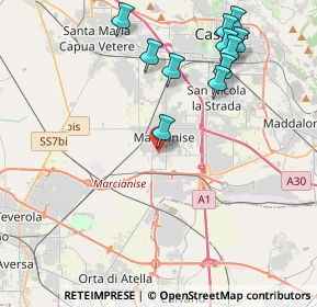 Mappa Via Bolzano, 81025 Marcianise CE, Italia (4.90636)