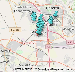 Mappa Via Bolzano, 81025 Marcianise CE, Italia (2.334)