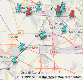 Mappa Via Bolzano, 81025 Marcianise CE, Italia (5.65846)