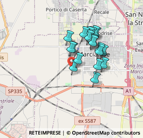 Mappa Via Peschiera, 81025 Marcianise CE, Italia (1.456)