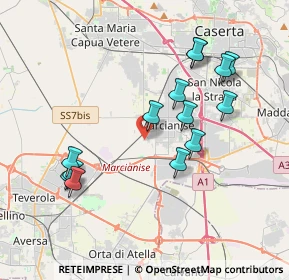 Mappa Via Peschiera, 81025 Marcianise CE, Italia (4.085)