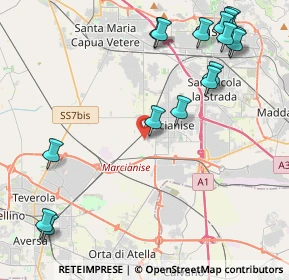 Mappa Via Peschiera, 81025 Marcianise CE, Italia (5.7575)