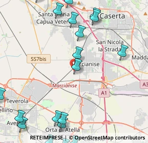 Mappa Via Peschiera, 81025 Marcianise CE, Italia (6.7)