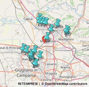 Mappa Via Peschiera, 81025 Marcianise CE, Italia (7.29333)