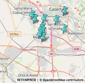 Mappa Via Oreste Ravaniello, 81025 Marcianise CE, Italia (3.32538)