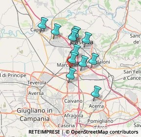 Mappa Via Oreste Ravaniello, 81025 Marcianise CE, Italia (5.41333)
