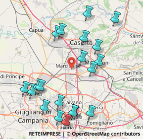 Mappa 81025 Marcianise CE, Italia (9.861)