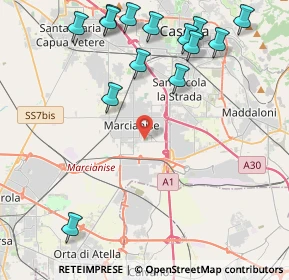 Mappa 81025 Marcianise CE, Italia (5.60857)