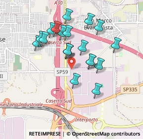 Mappa SP 336 ex S.S. Sannitica 87 km 20+700, 81025 Marcianise CE, Italia (0.8695)