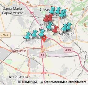 Mappa SP 336 ex S.S. Sannitica 87 km 20+700, 81025 Marcianise CE, Italia (3.73786)