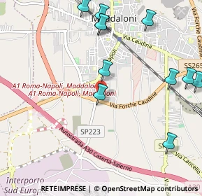 Mappa Via Giambattista Vico, 81024 Maddaloni CE, Italia (1.34)
