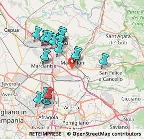 Mappa Via Giambattista Vico, 81024 Maddaloni CE, Italia (7.3715)