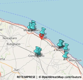 Mappa Strada Provinciale, 70042 Mola di Bari BA, Italia (7.03615)