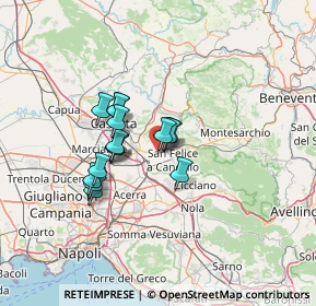 Mappa Via Ceppone, 81028 Santa Maria A Vico CE, Italia (10.53933)