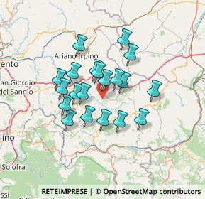 Mappa Contrada Ciaruolo, 83040 Carife AV, Italia (11.249)