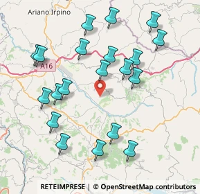 Mappa Contrada Ciaruolo, 83040 Carife AV, Italia (8.9585)